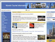 Tablet Screenshot of munich-touristinfo.de